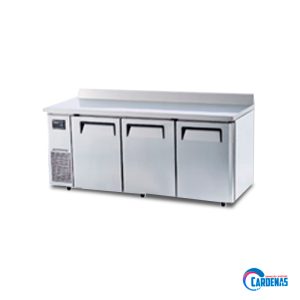 MESA REFRIGERADA DE CONSERVACIÓN DE 3 PUERTAS DE 530 LTS KING COMPANY MOD CUR18-3
