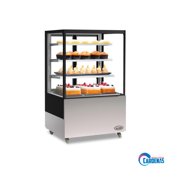 VITRINA REFRIGERADA ALFANO CUADRADA DE 430 LTS MOD CTD-430