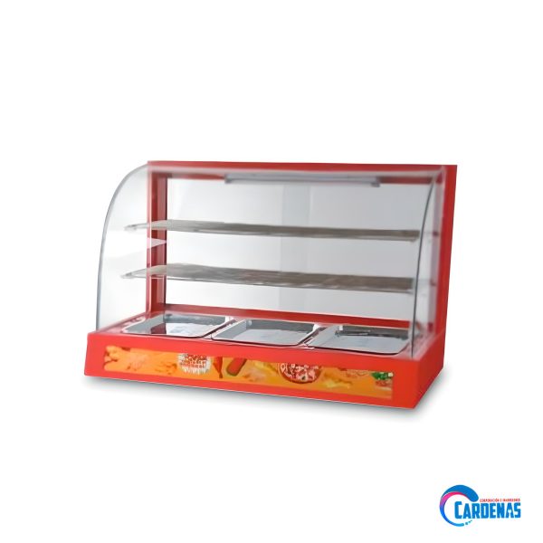 VITRINA CALIENTE DE 3 BANDEJAS GASTRO MOD GFY-3P