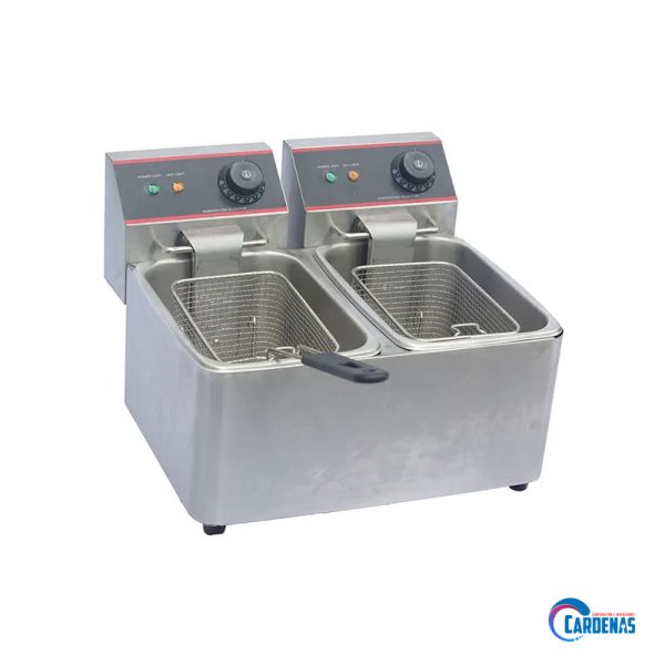 FREIDORA ELECTRICA FRIGAS DOBLE DE 8LTS