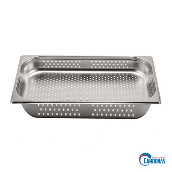 BANDEJA GASTRONOMICA PERFORADA DE ACERO INOXIDABLE GN 1/1-150 (530 x 325 x 150 mm) COOKING