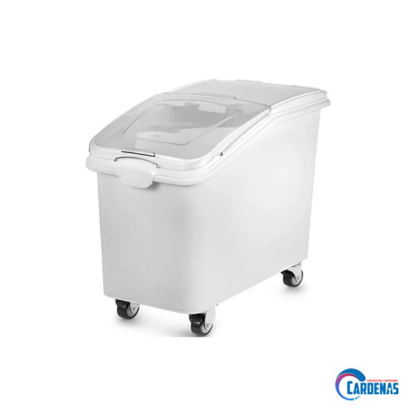 CONTENEDOR DE INGREDIENTES 102 LITROS CON RUEDAS JINDE MOD: JD-IB98