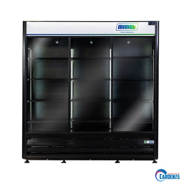 VISICOOLER VITRINA VERTICAL MIMET  DE 3 PUERTAS DE 1437 LTS MOD VV-66D