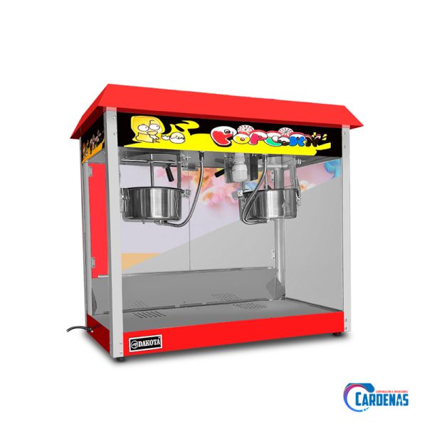 MÁQUINA DE POP CORN DOBLE OLLA DAKOTA MOD DK-16M
