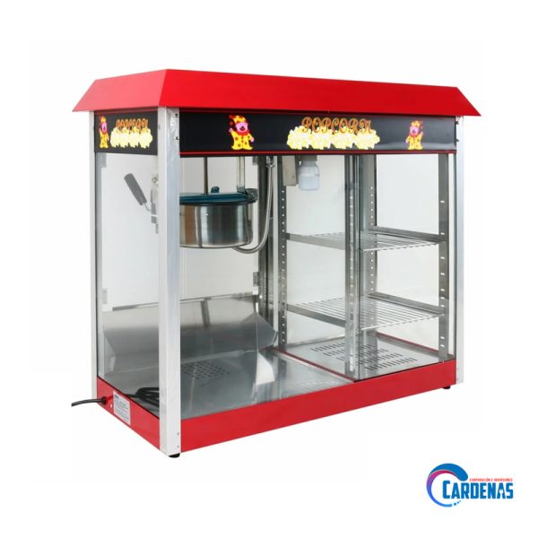 MÁQUINA DE POP CORN CON EXHIBIDOR DAKOTA MOD: DK-08TA