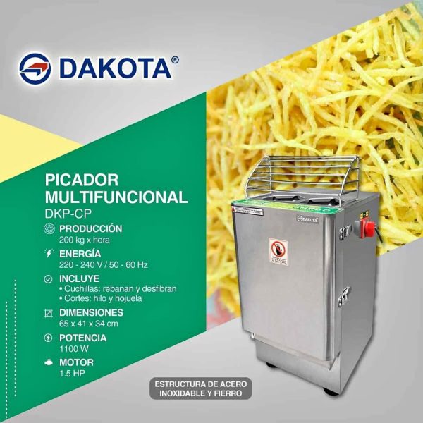 PICADORA MULTIFUNCIONAL DAKOTA MOD: DKP-CP - Imagen 2