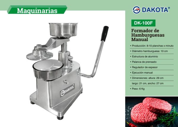 FORMADOR DE HAMBURGUESA 10CM DAKOTA MOD: DK-100F - Imagen 2