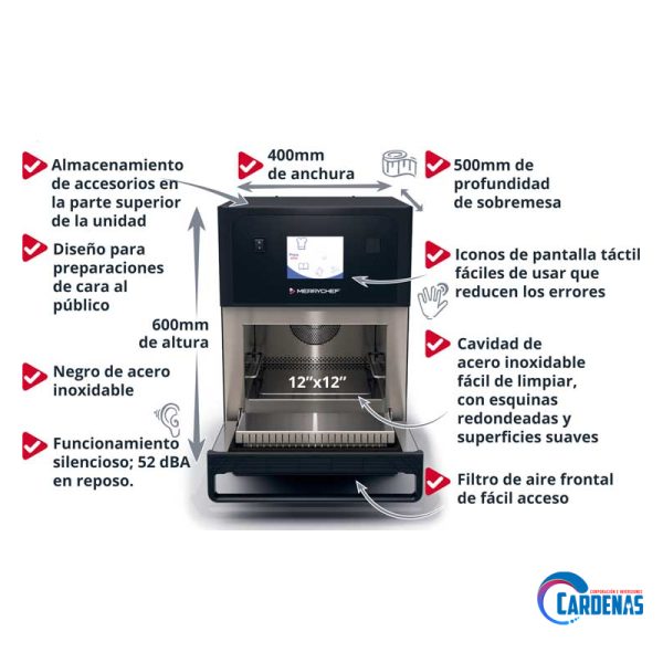 HORNO ULTRAVELOZ MERRYCHEF MOD: E1S - Imagen 5