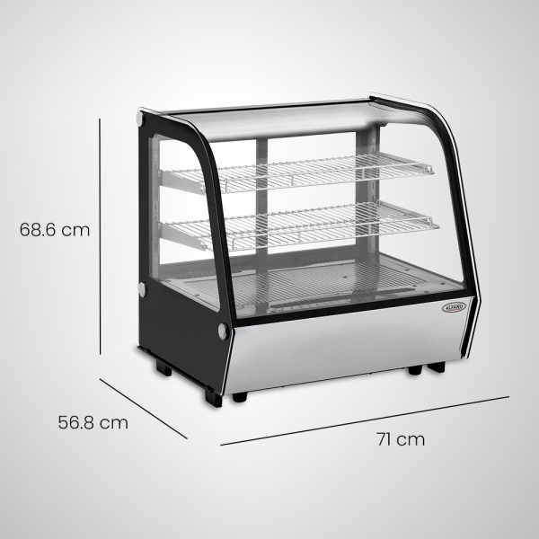 VITRINA REFRIGERADA DE MESA ALFANO DE 140 LTS MOD CTD-140 - Imagen 2