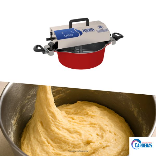 OLLA MEZCLADORA ROJA DE 5 LITROS ILUMI MOD: OMR-5L - Imagen 3