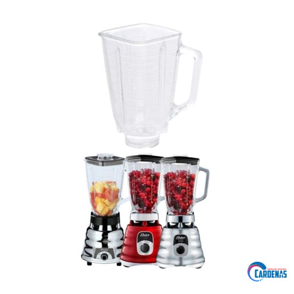VASO DE LICUADORA OSTER® DE VIDRIO TRADICIONAL REFRACTARIO A GRANEL 25843
