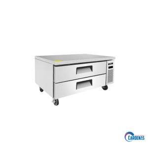 BASE CHEF REFRIGERADA CON 2 CAJONES ILUMI 150 LTS MOD: CHB-0904