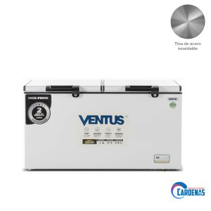 CONGELADORA CON TINA DE ACERO VENTUS 600 LTS MOD: CTD-600 INOX