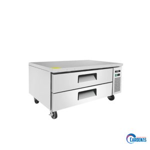BASE CHEF REFRIGERADA CON 2 CAJONES ILUMI 250 LTS MOD: CHB-1230