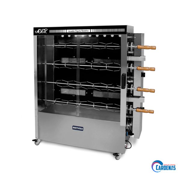 HORNO DE POLLO A GAS 4 ESPADAS METVISA MOD: ASER.40