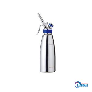 SIFON DISPENSADOR DE CHANTILLI MOSA 1 LITROS DE ACERO INOXIDABLE PARA CAPSULAS N2O MOD: CSS3-06