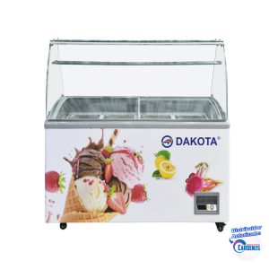 CONGELADORA DE HELADOS DE 6 POZAS DAKOTA 320 LITROS MOD DK-320B