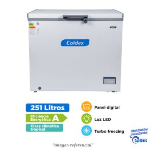 CONGELADORA DE 251 LITROS COLDEX MOD: CH10 PLUS