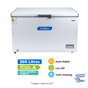CONGELADORA DE 380 LITROS COLDEX MOD: CH40 PLUS