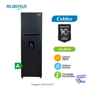 REFRIGERADORA NO FROST 277 LTS COLDEX MOD: RX280 Plus