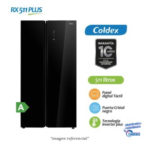 REFRIGERADORA SIDE BY SIDE NO FROST 587 LTS COLDEX MOD: RX511PLUS
