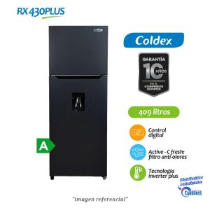REFRIGERADORA NO FROST 434 LTS COLDEX MOD: RX430 Plus