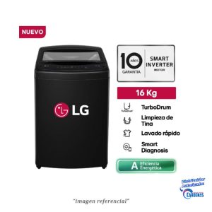 LAVADORA CARGA SUPERIOR 16 KG TurboDrum™ LG MOD WT160BVTB