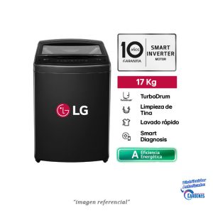 LAVADORA CARGA SUPERIOR 17 KG TurboDrum™ LG MOD WT17OBVTB