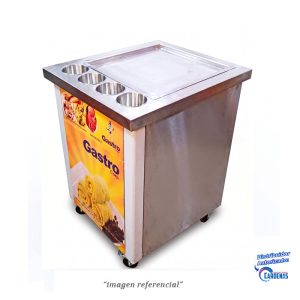 MAQUINA PARA HELADO FRITO 1 PLANCHA 40 X 40 CM GASTRO MOD: CB-400+4
