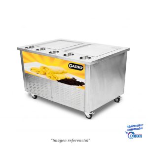 MAQUINA PARA HELADO FRITO 2 PLANCHAS 36 X 36 CM GASTRO MOD: 2CB 340+5