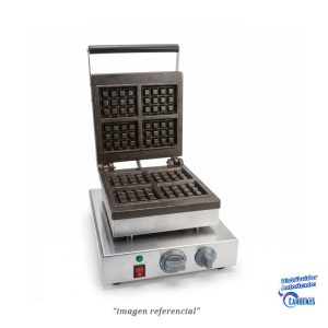 MAQUINA WAFLERA CUADRADA MANUAL ELECTRICA GASTRO MOD GFY-2210D