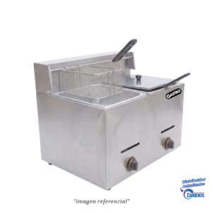 FREIDORA DOBLE DE 8 LITROS A GAS GASTRO MOD: GFY-72