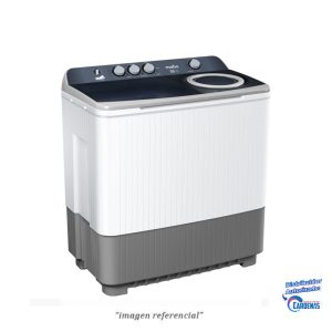 LAVADORA SEMIAUTOMÁTICA 16 KG BLANCA MABE MOD LMD6124PBBB0