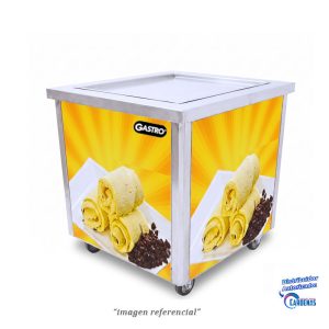 MAQUINA PARA HELADO FRITO 1 PLANCHA 53 X 53 CM GASTRO MOD: CB-530F