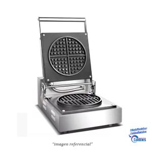 MAQUINA WAFLERA CIRCULAR MANUAL ELECTRICA GASTRO MOD GFY-007