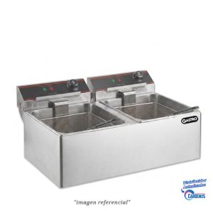 FREIDORA ELECTRICA DE MESA DOBLE DE 11 LTS GASTRO MOD: GFY-11L-2A