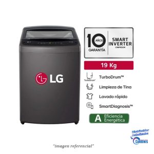 LAVADORA CARGA SUPERIOR 19 KG TurboDrum™ LG MOD WT19BVTB
