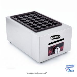 MAQUINA TAKOYAKI DE 28 HOYOS A GAS GASTRO MOD  GFY-28.R