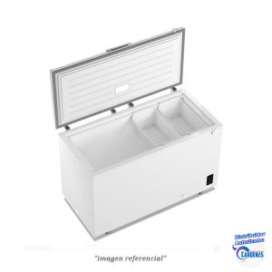 CONGELADOR HORIZONTAL 410L INVERTER BLANCO CON FUNCIÓN TURBO ELECTROLUX MOD EFH42S2P5AW