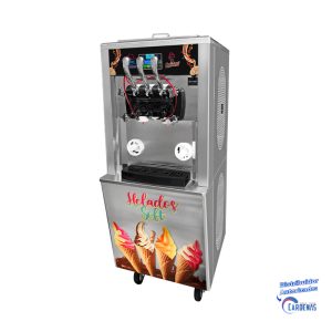 MÁQUINA DE HELADOS SOFT CON INYECTOR DE JARABE DAKOTA MOD DK-370